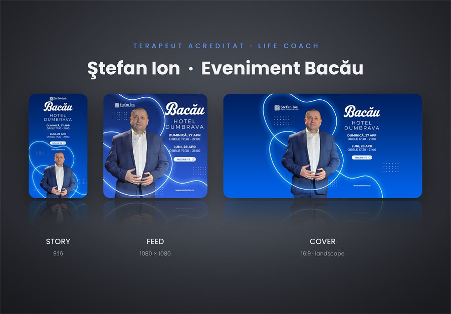 Design and branding for Ștefan Ion