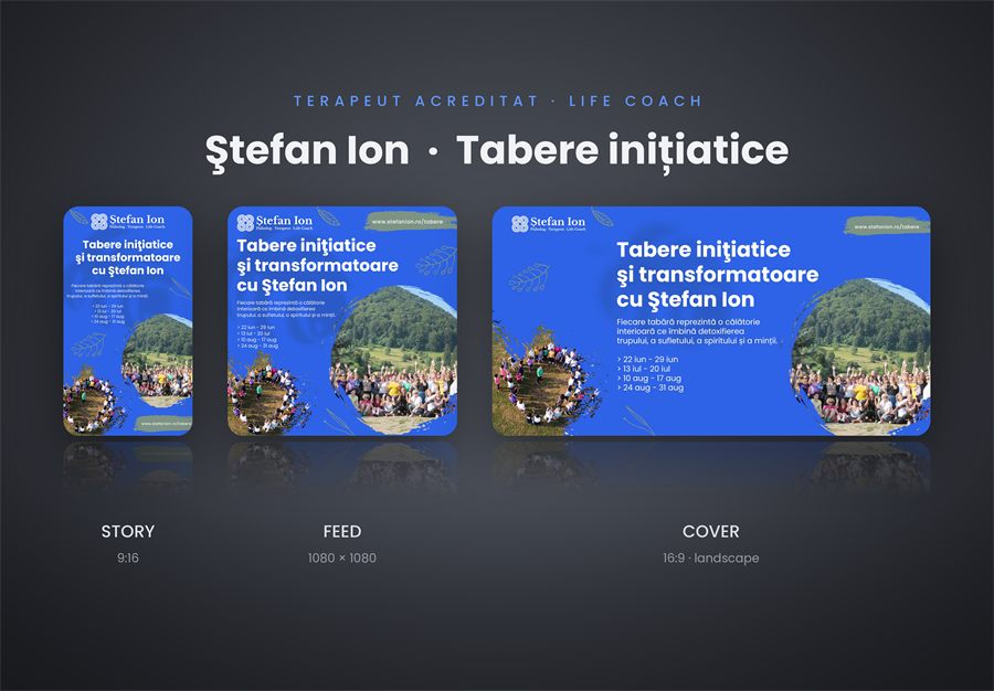 Design and branding for Ștefan Ion