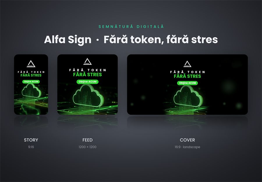 Design and branding for Alfa Sign