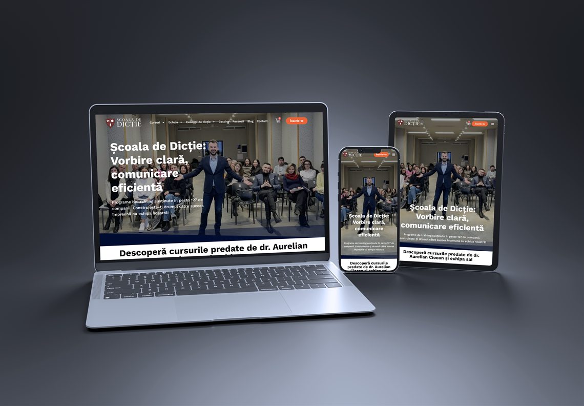 VMWeb project: Școala de Dicție
